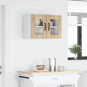 vidaXL Ραφιέρα τοίχου LUCCA Sonoma Δρυς 60 x 31 x 40 εκ