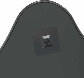 vidaXL Καθρέφτης Τοίχου Μαύρος 50x40 εκ.