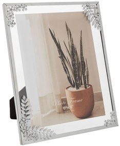 Κορνίζα Σχέδιο Λουλούδι 89385 15x20cm Silver Μέταλλο