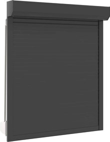 vidaXL Ρολό εισόδου Ανθρακί 110 x 130 cm Αλουμίνιο και Πολυουρεθάνη