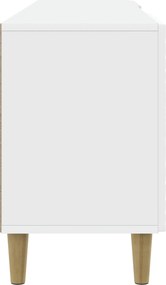 vidaXL Ντουλάπι TV 102 x 34,5 x 50 εκ. Λευκό Επεξεργασμένο Ξύλο