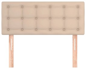 vidaXL Κεφαλάρι Κρεβατιού Καπουτσίνο 80x5x78/88 εκ. Συνθετικό Δέρμα