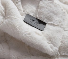 Διακοσμητικό Ριχτάρι Rabbit Fur Barlow Ecru 140x190 Nef-Nef Homeware