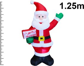 ΕΟΡΤΑΣΤΙΚΉ ΔΙΑΚΌΣΜΗΣΗ ΜΕΓΆΛΟΥ ΜΕΓΈΘΟΥΣ INFLATABLE SANTA 125CM