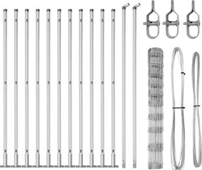 vidaXL Στύλος Περιφράξεων Γαλβανισμένο 25 x 1,2 μ Ατσάλι