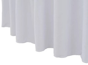 Καλύμματα / Φούστες Τραπεζιού 2 τεμ. Λευκό 180 x 74 εκ. - Λευκό