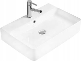 Mexen Benita επιτραπέζιος νιπτήρας 60 x 41 cm, λευκός - 21396000