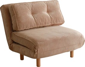 1-Seat Sofa-Bed Foldy - Brown Brown