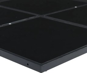 vidaXL Σετ Τραπεζαρίας Κήπου 9 Τεμαχίων Μαύρο από Textilene