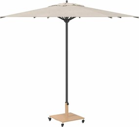 vidaXL Βάση ομπρέλας Ανοιχτό Ξύλο 45 x 45 x 31,5 εκ.