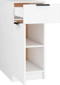 vidaXL Ντουλάπι Γραφείου Λευκό 33,5x50x75 εκ. Επεξεργ. Ξύλο