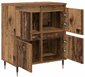 vidaXL Πλαϊνό γραφείο Καφέ 60 x 35 x 70 cm Επεξεργασμένο ξύλο