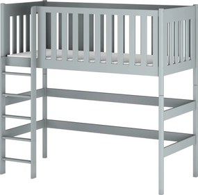 LAURA 80x180 grey loft bed Lano Furniture
