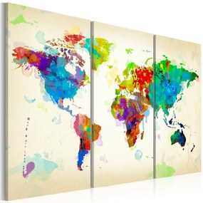 Πίνακας - All colors of the World - triptych 60x40