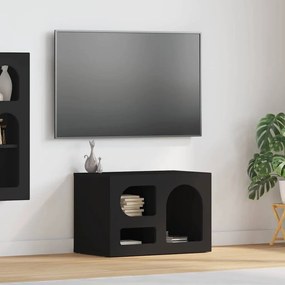vidaXL Ντουλάπι TV ELST 60 x 35 x 40 εκ. Μαύρο Επεξεργασμένο ξύλο