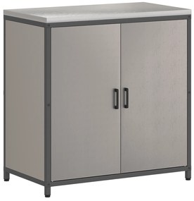 vidaXL Ντουλάπα Αποθήκευσης Κουζίνας με ράφι Σκ rusty 60 x 50 x 92 εκ.