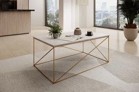 Τραπεζάκι σαλονιού Dente-Gkri-Xryso