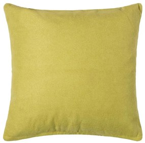 Διακοσμητική Μαξιλαροθήκη (45x45) Silk Fashion A802 Λαχανί