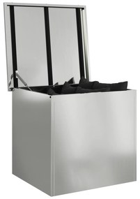 vidaXL Υπαίθριο κουτί αποθήκευσης - 55x50.5x50 εκ. από γαλβανισμένο ατσάλι