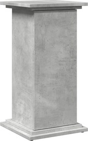 vidaXL Βάση Οθόνης με Αποθ. Γκρι Σκυρ. 31x30x60 εκ. Επεξεργ. Ξύλο