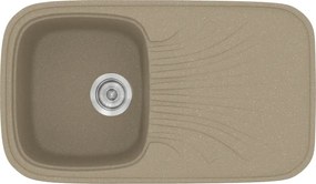 Sanitec Classic 315 (82×50) - Γρανιτένιος νεροχύτης - Granite Taupe