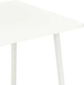 vidaXL Γραφείο με Ράφια Λευκό 102 x 50 x 117 εκ.
