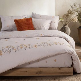 Παπλωματοθήκη Fragesca (Σετ 3τμχ) Grey Nef-Nef Homeware Υπέρδιπλo 240x230cm 100% Βαμβάκι