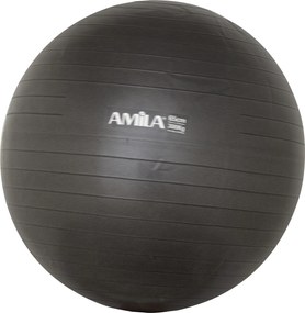 Amila Μπάλα Γυμναστικής GYMBALL 65cm Μαύρη (95845)