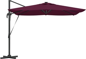 vidaXL Ομπρέλα ηλίου Βεραμάν Κόκκινο 286 x 284 x 270 εκ