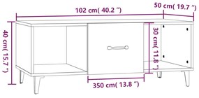 ΤΡΑΠΕΖΑΚΙ ΣΑΛΟΝΙΟΥ ΚΑΦΕ ΔΡΥΣ 102X50X40 ΕΚ. ΕΠΕΞΕΡΓΑΣΜΕΝΟ ΞΥΛΟ 817530