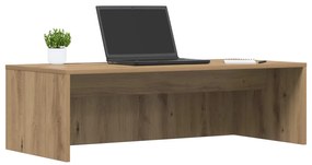 vidaXL Επιτοίχιο γραφείο Επιτοίχιο Artisan Oak 100 x 45 x 30 εκ
