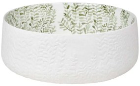 Σαλατιέρα Mix &amp; Match RD0015074 Φ28x10,5cm White-Green Raeder Large Porcelain