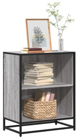 ντουλάπι βιβλίων vidaXL Γκρι Sonoma 60x35x76 cm Κατασκευασμένο ξύλο