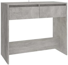 vidaXL Τραπεζάκι κονσόλα Γκρι Σκυρ. 89x41x76,5 εκ. Επεξεργασμένο Ξύλο