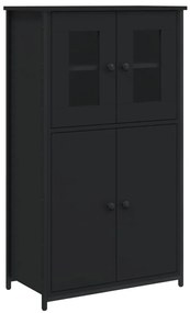 vidaXL Ντουλάπι Μαύρο 62x32x106,5 εκ. από Επεξεργασμένο Ξύλο