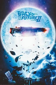 Αφίσα Back to the Future - Flying DeLorean, (61 x 91.5 cm)