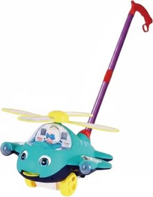 Συρόμενο παιχνίδι Αεροπλανάκι - 198-24 - 232407 - Blue