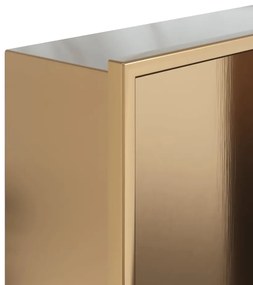Εσοχή Ντους Βουρστ. Χρυσό 32x62x9 εκ. Αν. Ατσάλι - Χρυσό