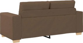 vidaXL Καναπές Διθέσιος Καφέ 180 x 77 x 82 εκ. Ύφασμα