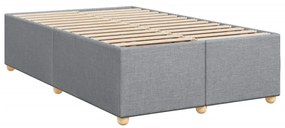 ΚΡΕΒΑΤΙ BOXSPRING ΜΕ ΣΤΡΩΜΑ ΑΝΟΙΧΤΟ ΓΚΡΙ 120X200 ΕΚ. ΥΦΑΣΜΑΤΙΝΟ 3293547