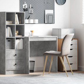 vidaXL Γραφείο Γραφής Γκρι τσιμέντου MDF 70 x 50 x 76 εκ. Απλό