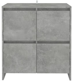 vidaXL Μπουφές Γκρι Σκυροδέματος 70x41x75 εκ. Επεξεργασμένο Ξύλο