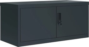vidaXL Αρχειοθήκη Ανθρακί 90 x 40 x 40 εκ. Ατσάλινη
