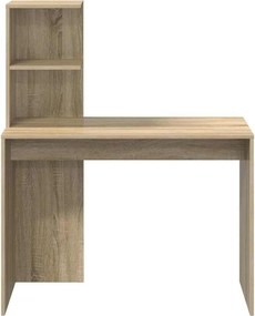 vidaXL Γραφείο Sonoma Δρυς 102 x 50 x 124 εκ. Επεξεργασμένο ξύλο