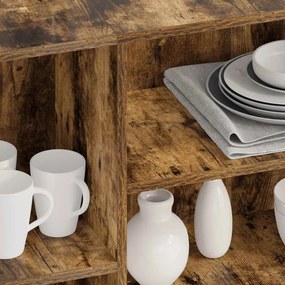 vidaXL Ντουλάπι Καπνιστή Δρυς 120x30x75 εκ. από Επεξεργασμένο Ξύλο