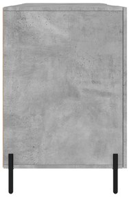 vidaXL Γραφείο Γκρι Σκυροδέματος 140 x 50 x 75 εκ. από Επεξεργ. Ξύλο