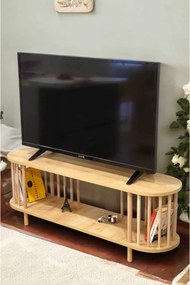 Έπιπλο Τηλεόρασης Sapphire Δρυς LOGADRU 120x30x43