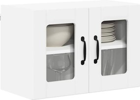 vidaXL Ραφιέρα τοίχου LUCCA 2 pcs Λευκό 60 x 31 x 40 εκ