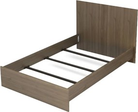 Κρεβάτι Troy Megapap χρώμα καρυδί 120x200εκ.