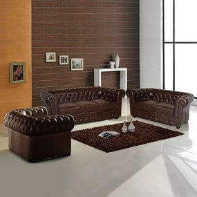 Intrahome ΣΕΤ ΣΑΛΟΝΙ 2ΘΕΣΙΟ & 3ΘΕΣΙΟ & ΠΟΛΥΘΡΟΝΑ CHESCASABLANCALTCASABLANCAIERFIELD ΣΚΟΥΡΟ ΚΑΦΕ intraho-0009481